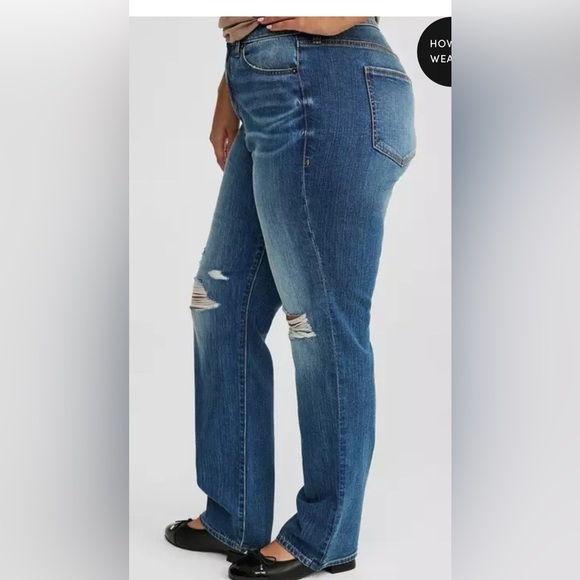 Torrid high rise straight jean 20R NWT - Picture 2 of 10